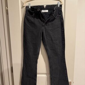 Elegant Black Straight Leg Women's Jeans